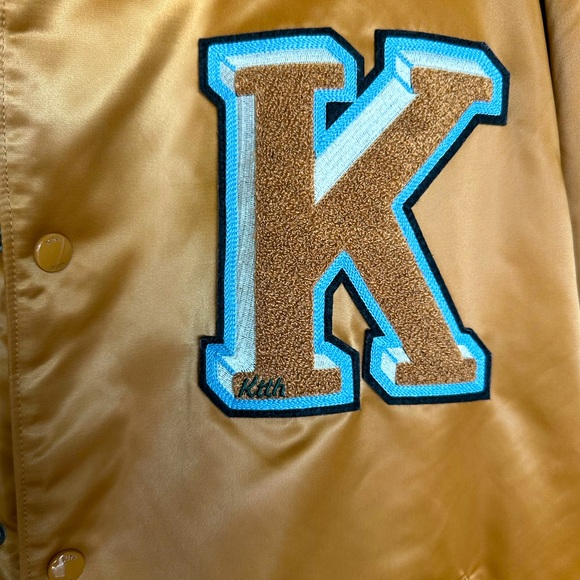 Kith Satin Bomber Jacket color Bronze size Large - Picture 8 of 8